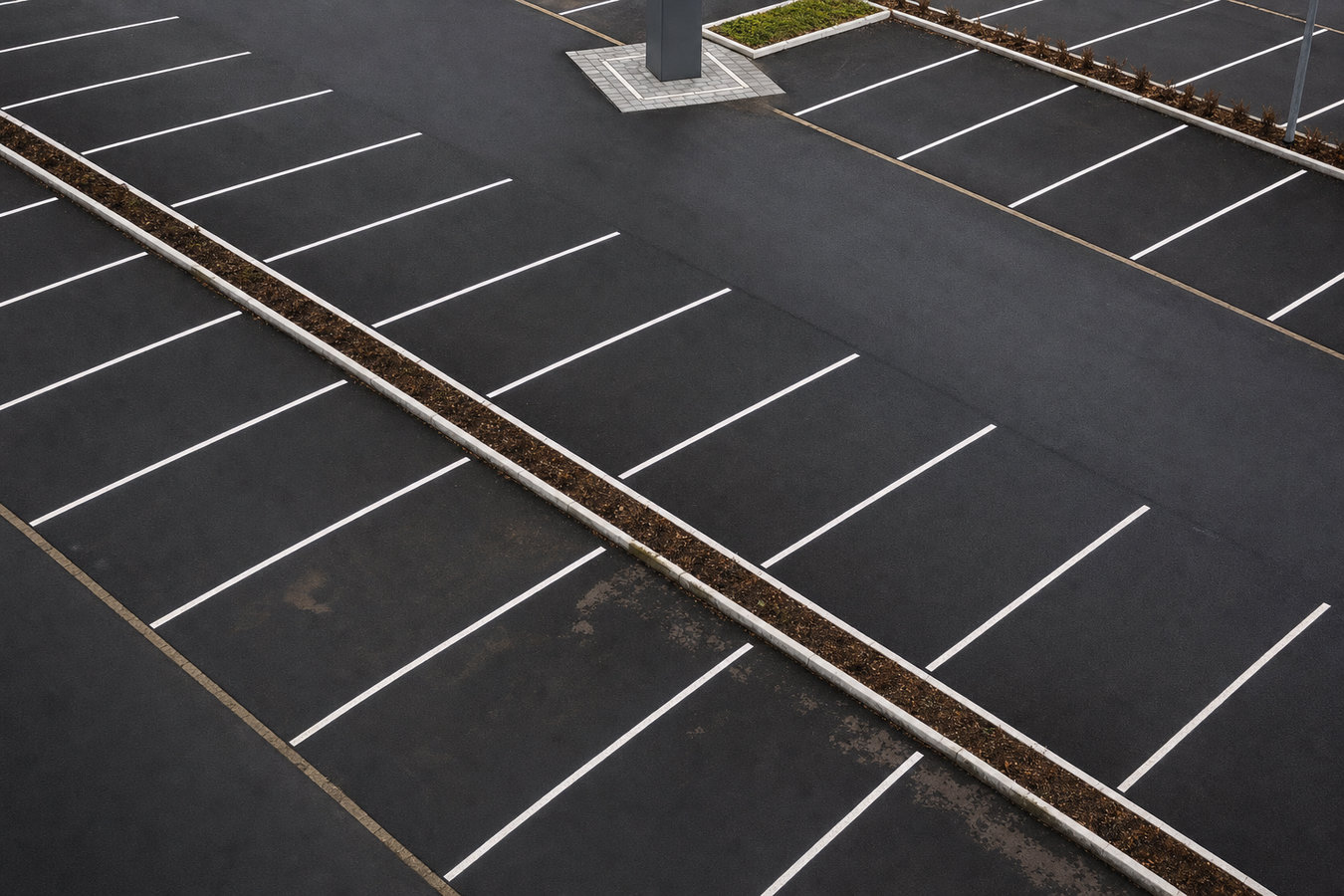 Parking lot paving